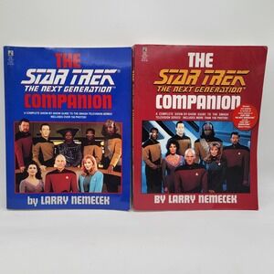 Larry Nemecek Star Trek The Next Generation Companion‎ Paperback Set